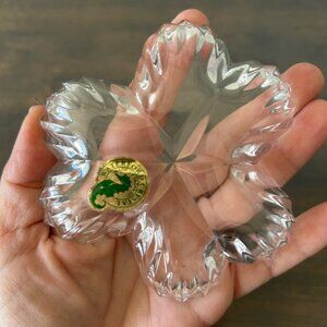 Waterford Crystal Shamrock Clover Trinket Dish